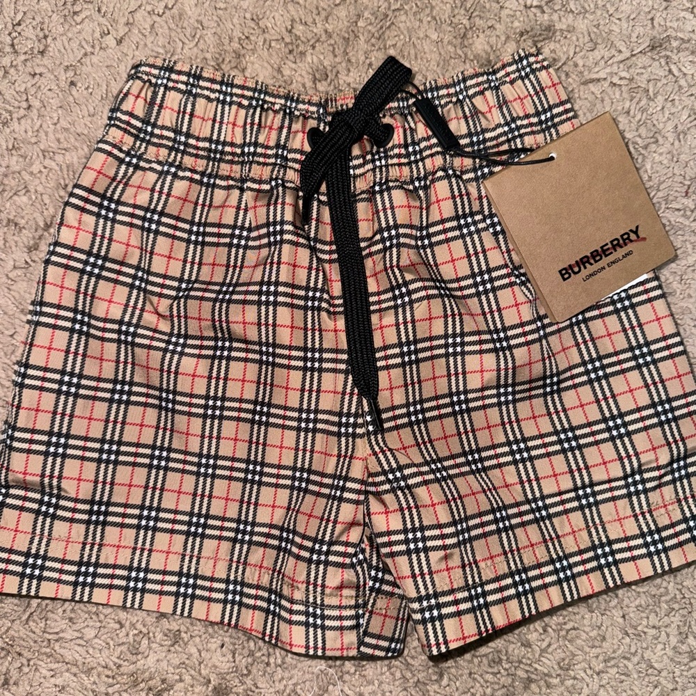 Boys burberry swim trunks 3Y